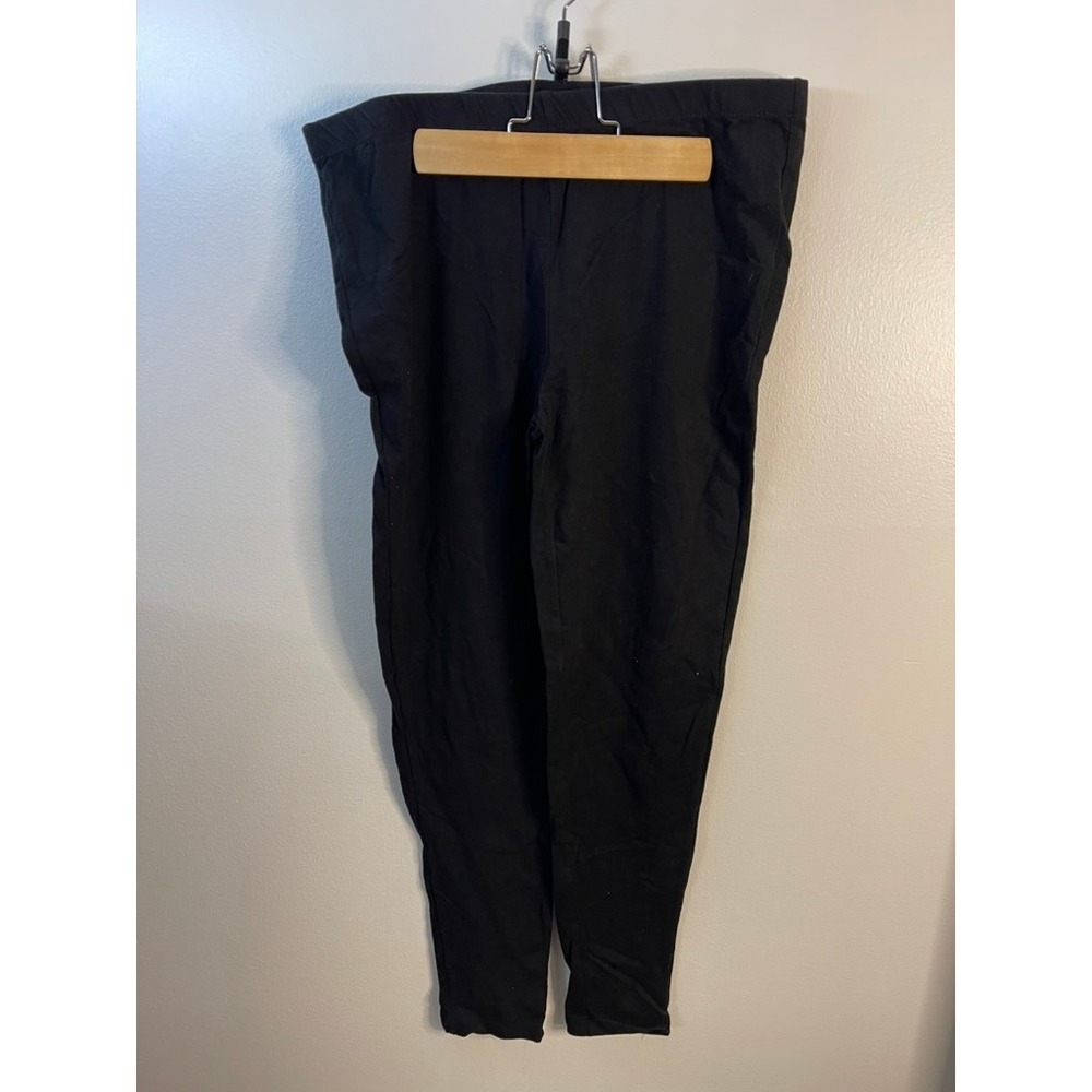 Philosophy Republic Clothing Black Knit Leggings Women Large Pull On Skinny Pant